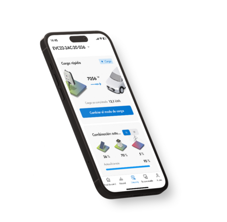 Carga inteligente del vehículo eléctrico - SMA Energy App