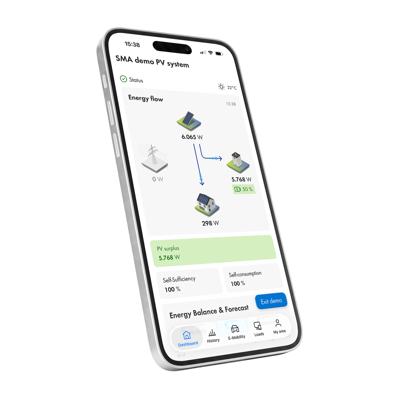 SMA Energy App – Aplicación y producto digitales