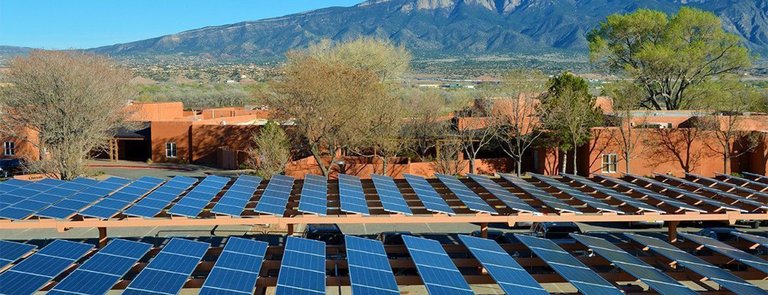 Gewerbliche PV-Anlage Bernalillo, USA