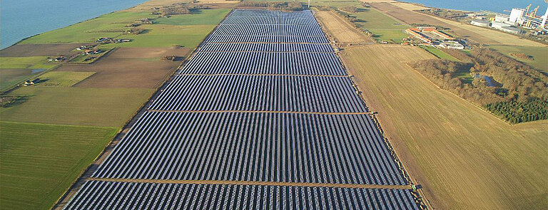 PV Kraftwerk - Lerchenborg, Dänemark