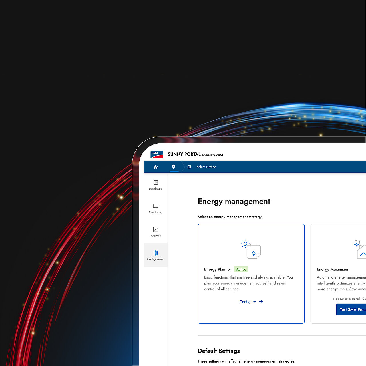 SMA Energy Planner – Energy Management