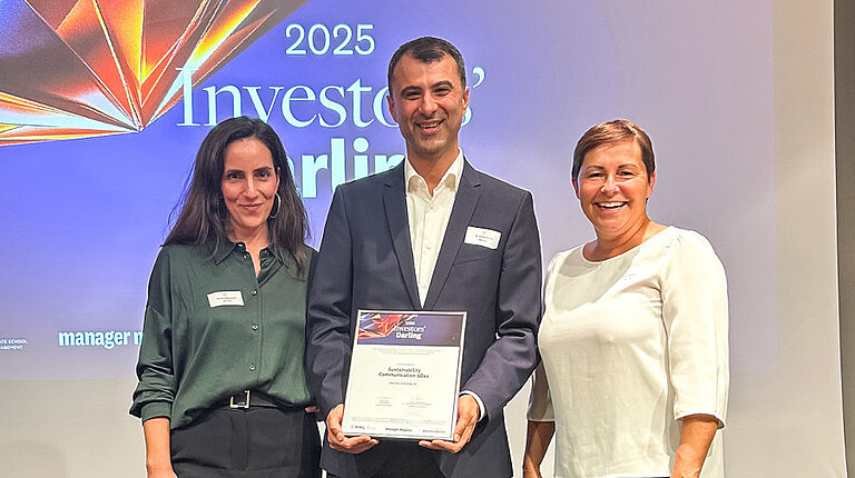 SMA Solar recibe el “Investors’ Darling 2025” en “Sustainability Reporting SDAX”