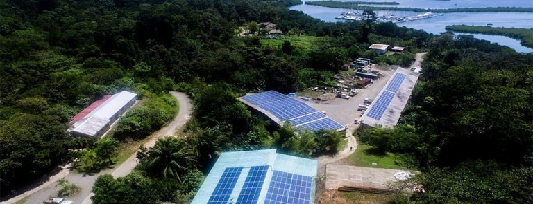 PV-Diesel-Hybrid-System - Insel Bastimentos, Panama