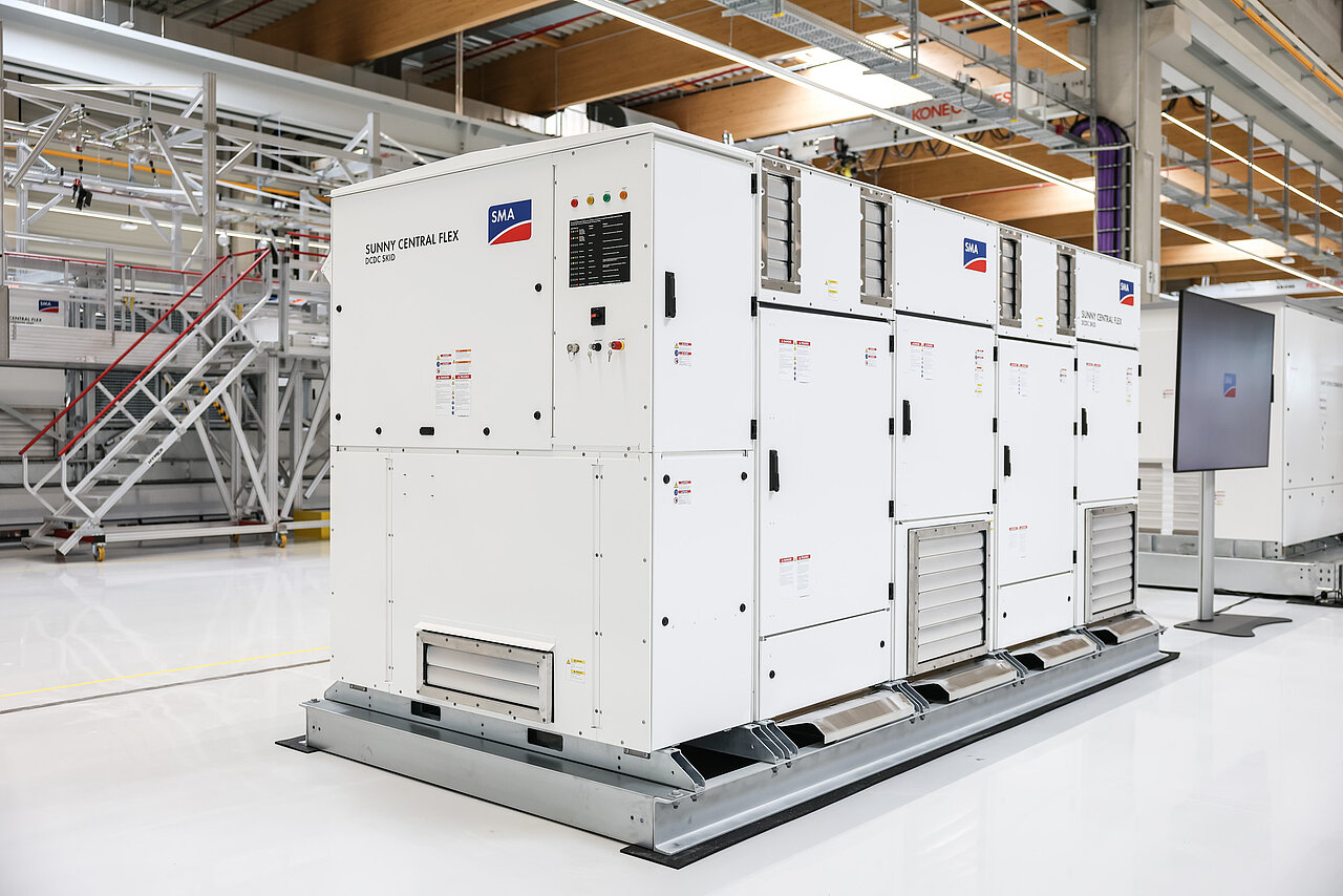 SMA Sunny Central Flex in der Gigawatt Factory in Niestetal / Kassel