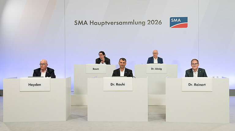 Hauptversammlung der SMA Solar Technology AG entlastet Vorstand und Aufsichtsrat mit großer Mehrheit
