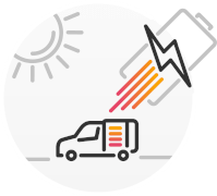 Carga rápida de hasta 2 x 22 kW