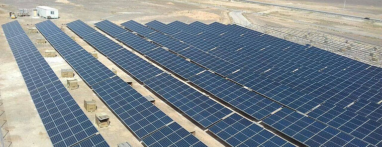 PV Kraftwerk - Azraq, Jordanien
