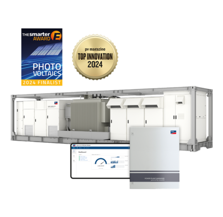 Sunny Central FLEX - Winner of the 2024 Smarter E Award - Photovoltaics category