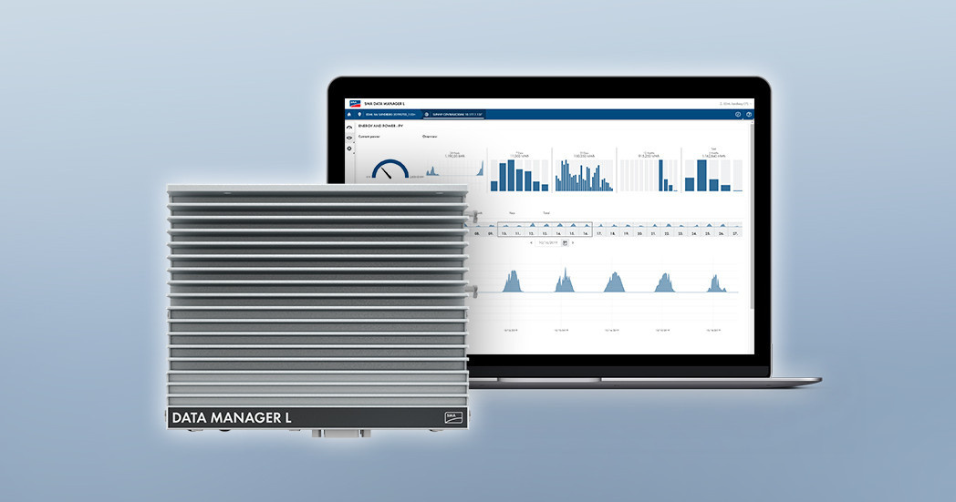 Data Manager L | Intelligent energy management solution for PV power plants  | SMA Solar