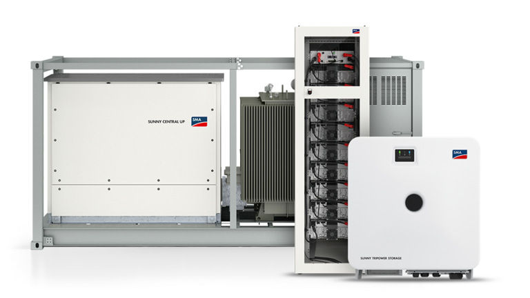 Systemlösungen und Pakete - SMA Commercial Storage Solution