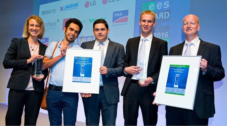 SMA remporte le prix ees Award et le prix Intersolar Award dans la catégorie « Projets solaires exceptionnels »