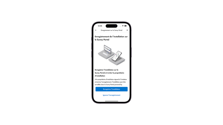 Enregistrement sur le Portal