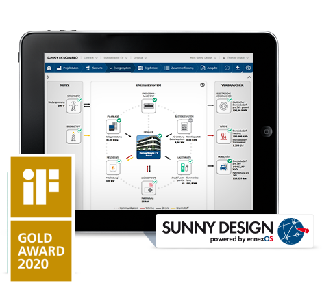 Sunny Design Pro Planning tool for comprehensive system design